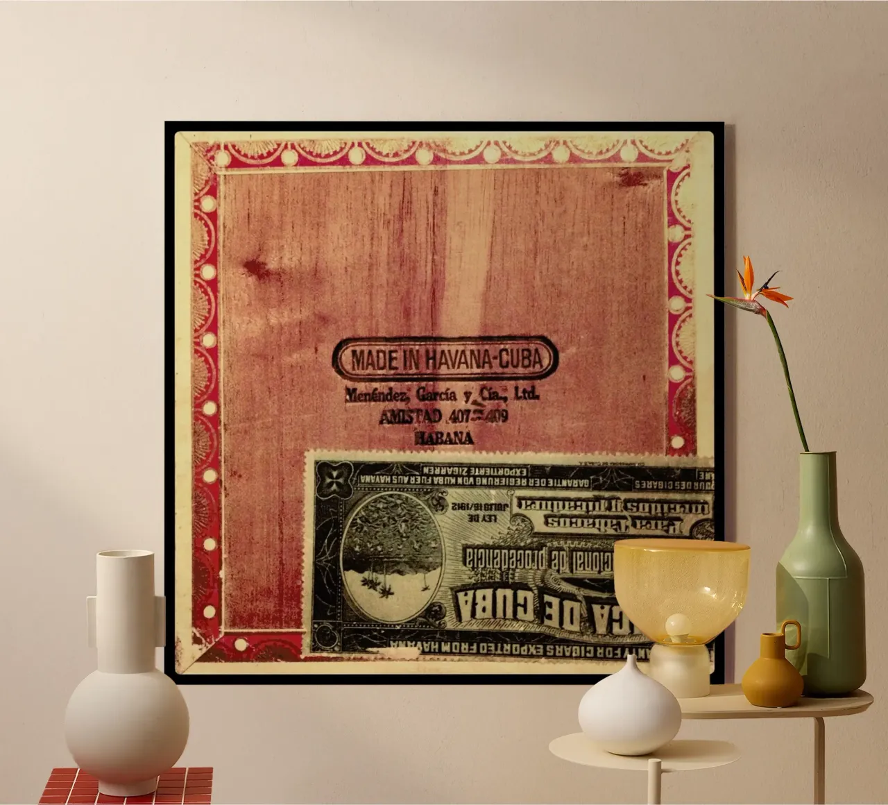 Cuban Rose plexiglass da Ballack Art House