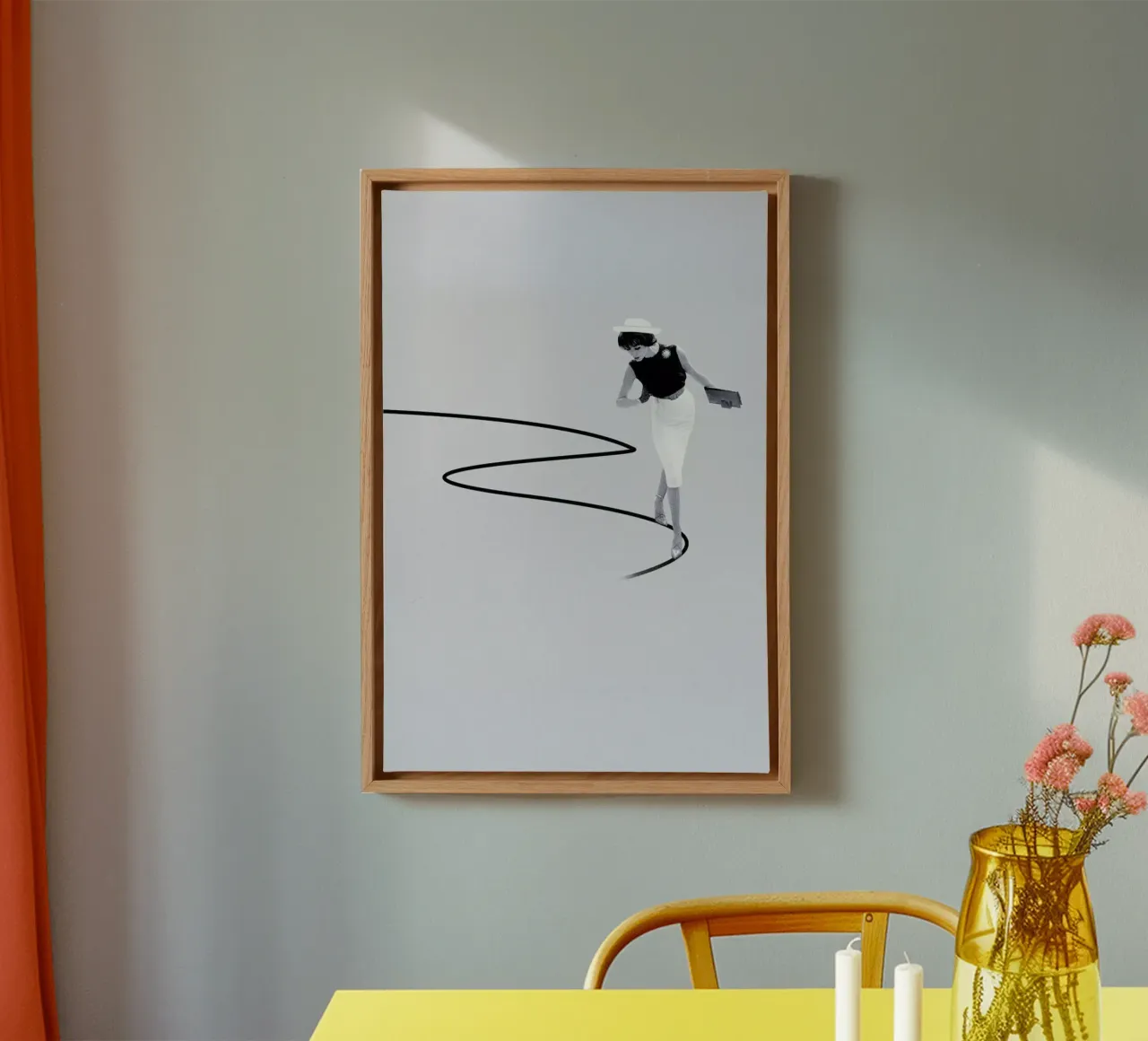 In Need Of Guidance toile avec Caisse américaine de Maarten Léon