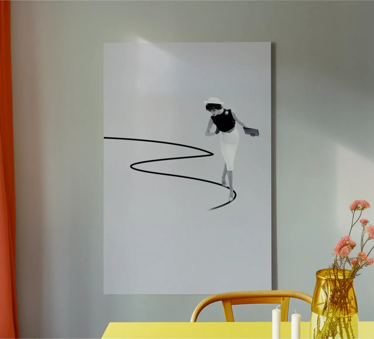 In Need Of Guidance toile avec Caisse américaine de Maarten Léon