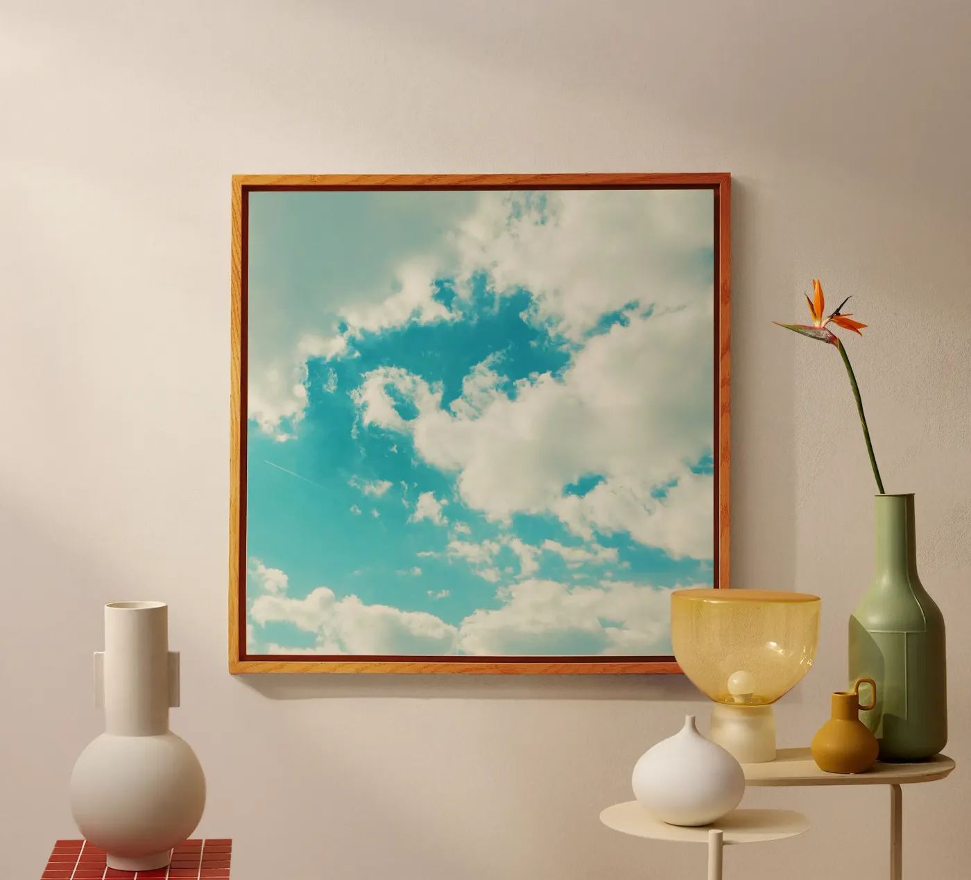 Teal Sky acrylic glass by Cassia Beck Photography