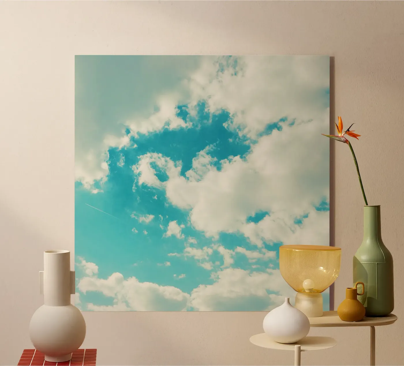 Teal Sky acrylic glass by Cassia Beck Photography