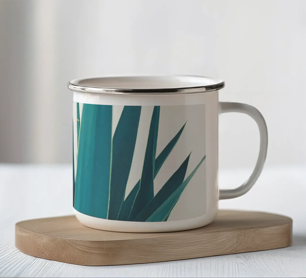 Yucca Leaves tazza in smalto da Cassia Beck Photography