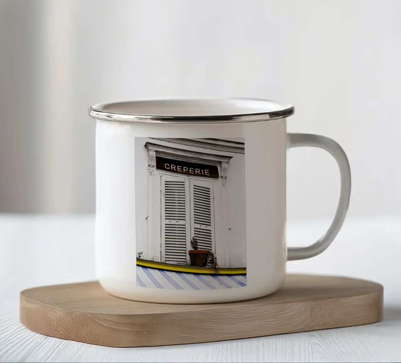Yes Please taza de esmalte de Babett Schultze