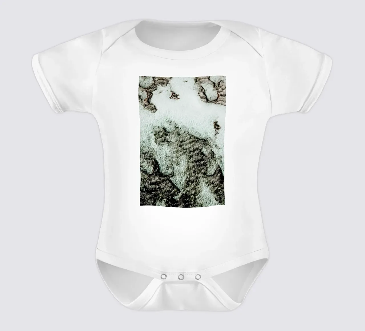 Beach Sea Pattern 3 body neonato maniche corte da Chris Abatzis