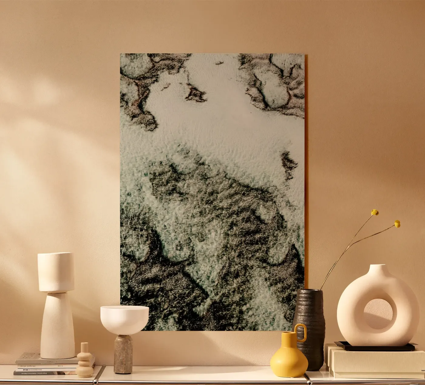 Beach Sea Pattern 3 acrylic glass by Chris Abatzis