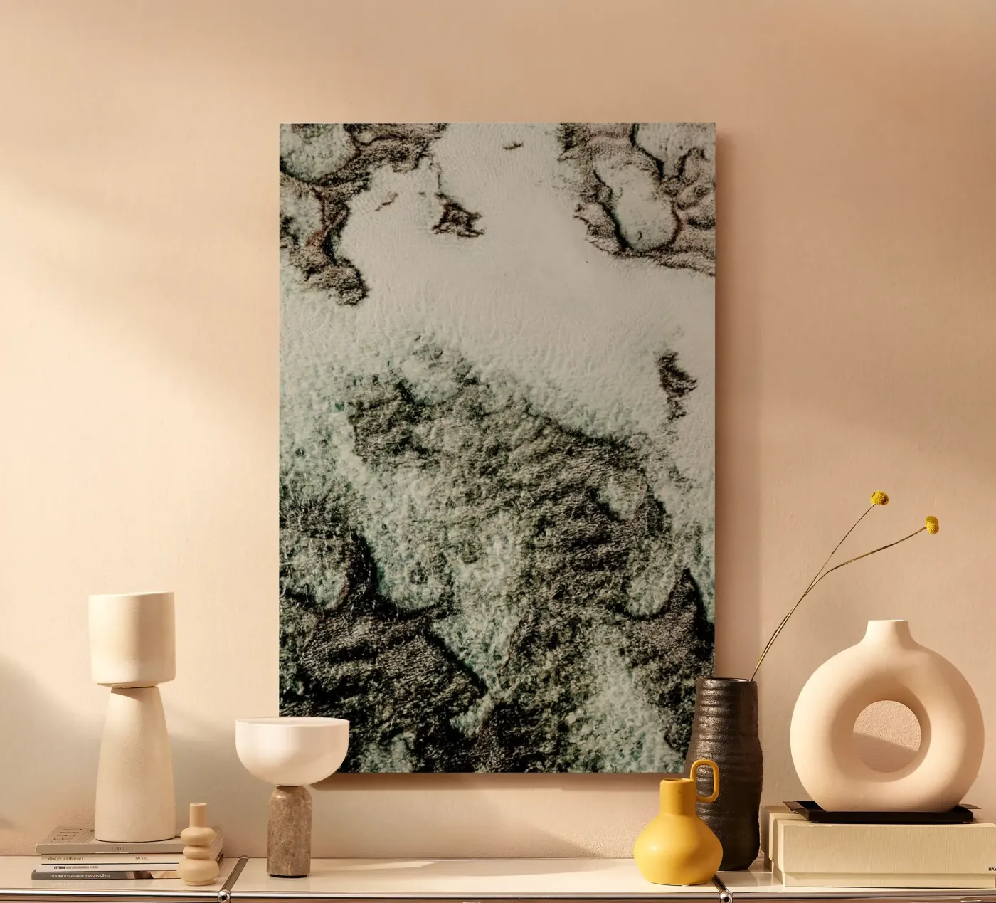 Beach Sea Pattern 3 pannello forex da Chris Abatzis