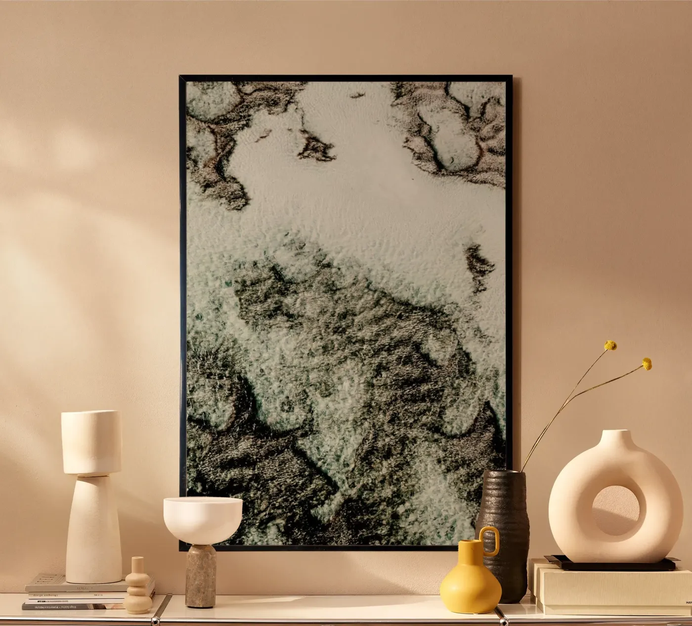 Beach Sea Pattern 3 poster by Chris Abatzis