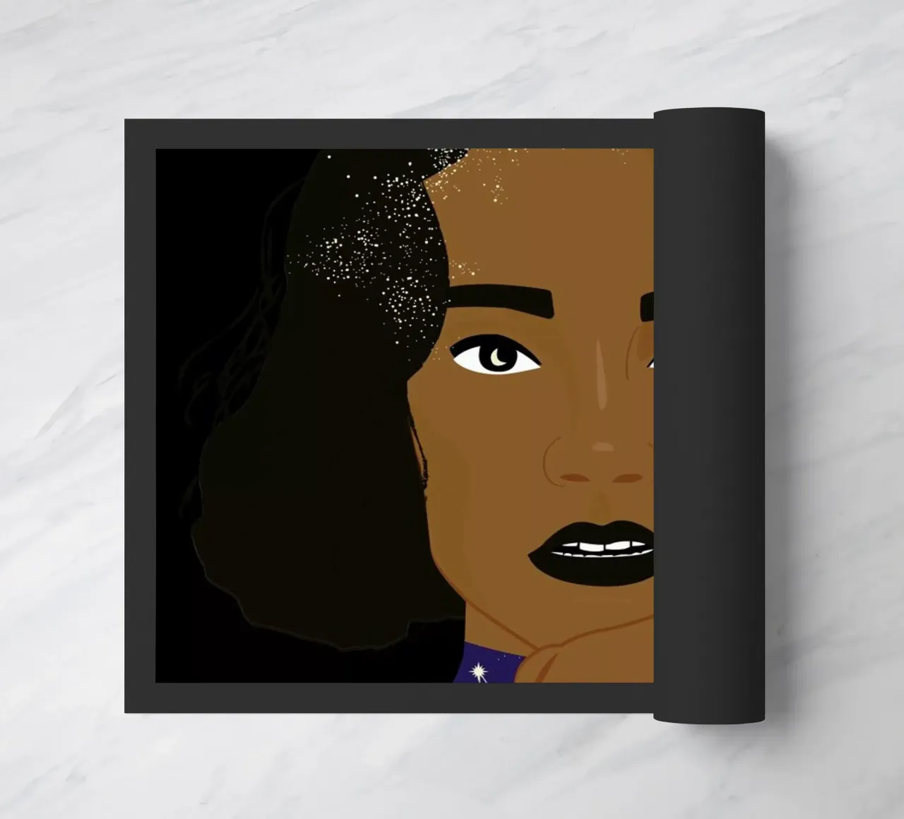 Moon's Eye doormat by Céleste Wallaert