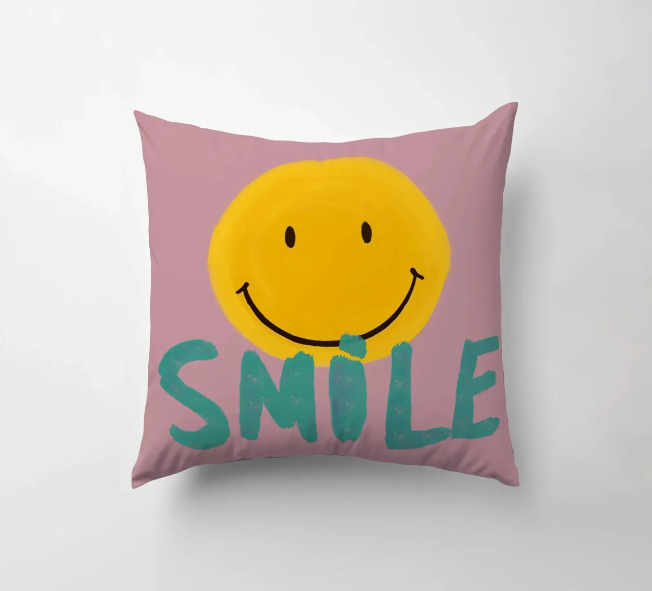 Painted Positivity – Smile & Shine cuscino da Studio Mooodz