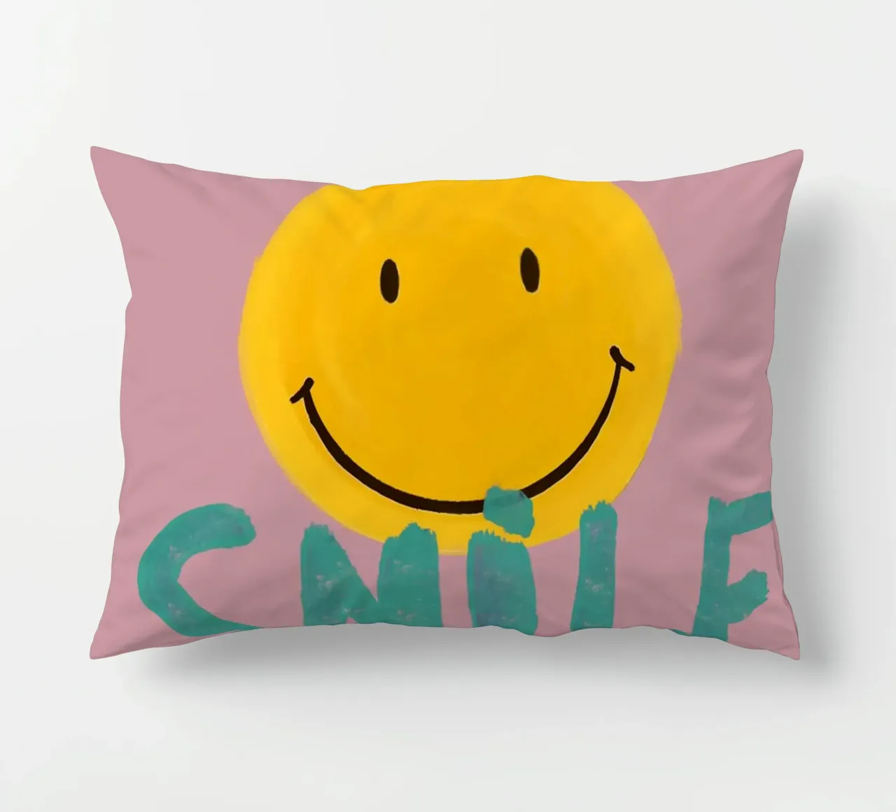 Painted Positivity – Smile & Shine cuscino da Studio Mooodz