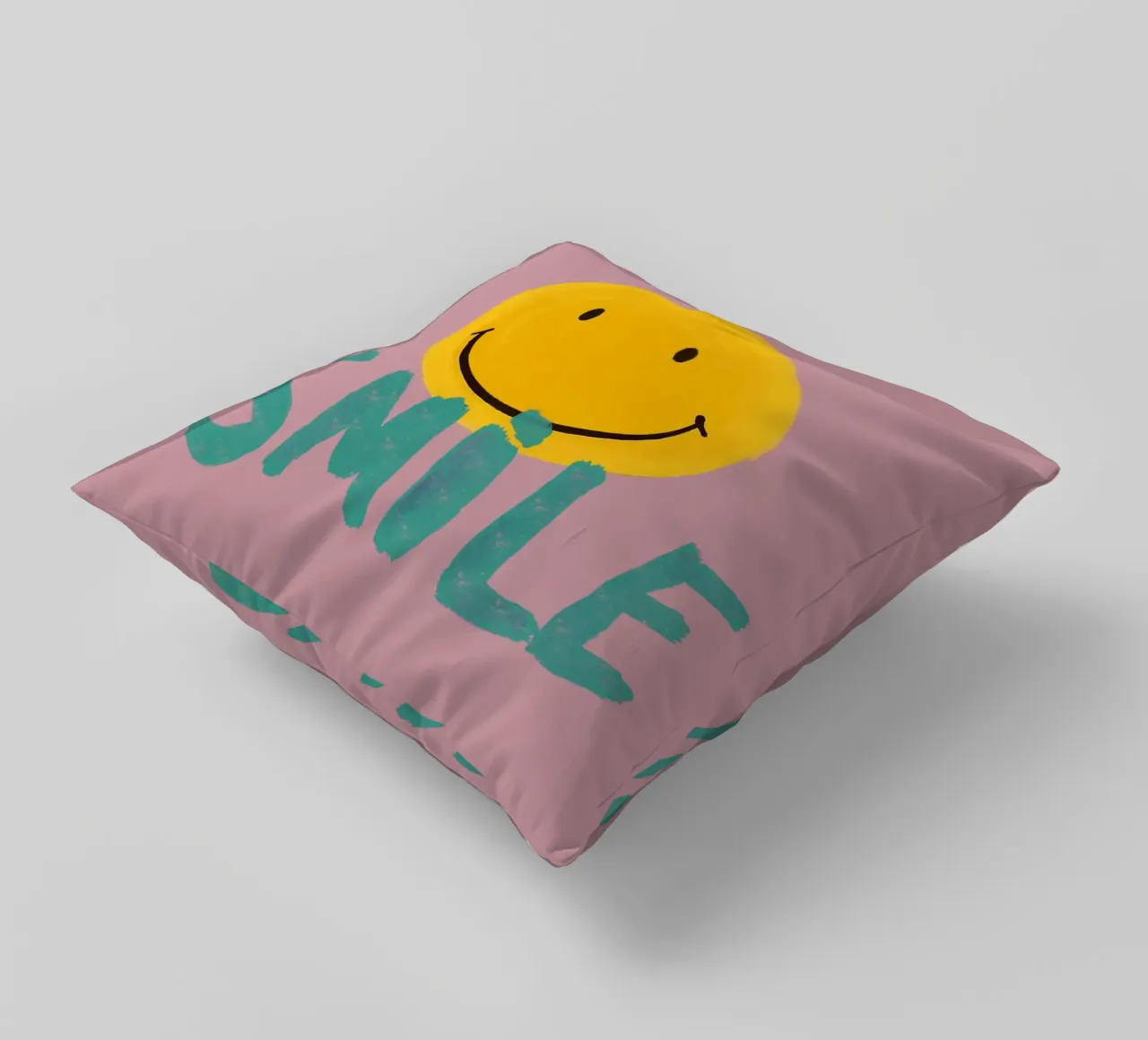 Painted Positivity – Smile & Shine cuscino da Studio Mooodz