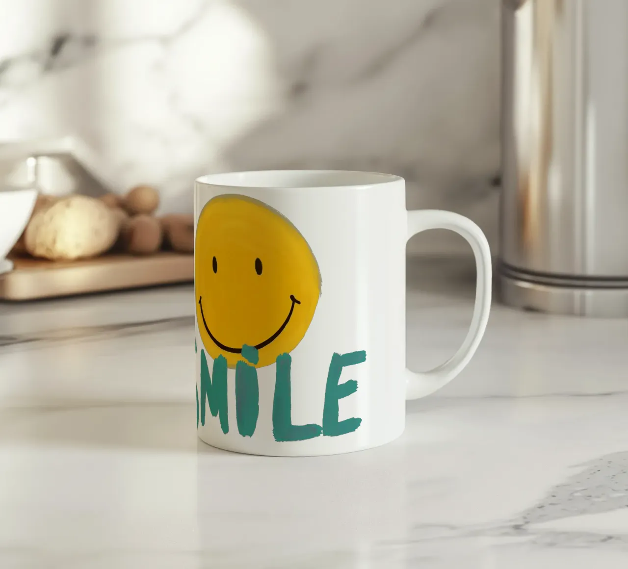 Painted Positivity – Smile & Shine tazza in ceramica da Studio Mooodz