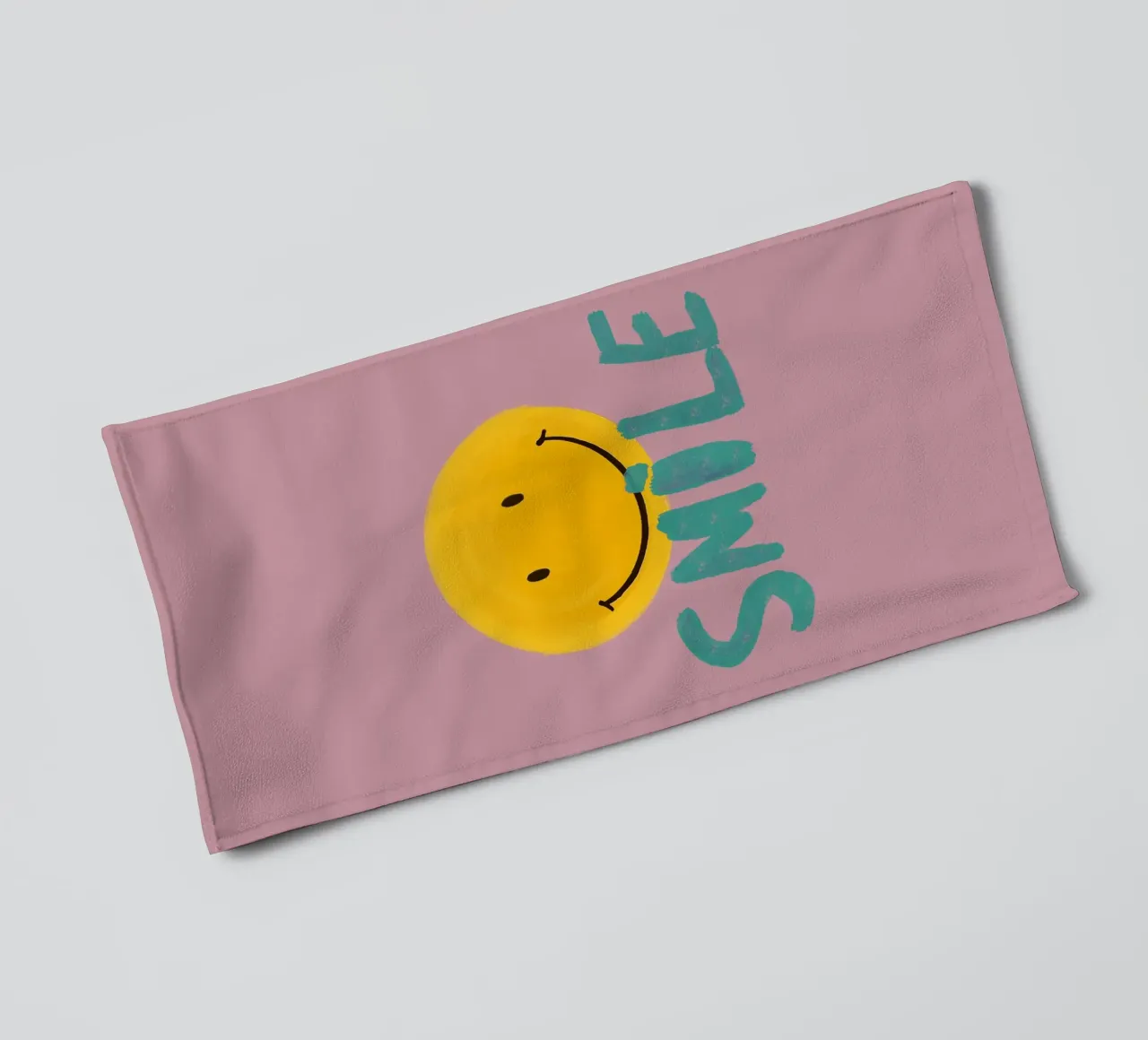 Painted Positivity – Smile & Shine towel by Studio Mooodz