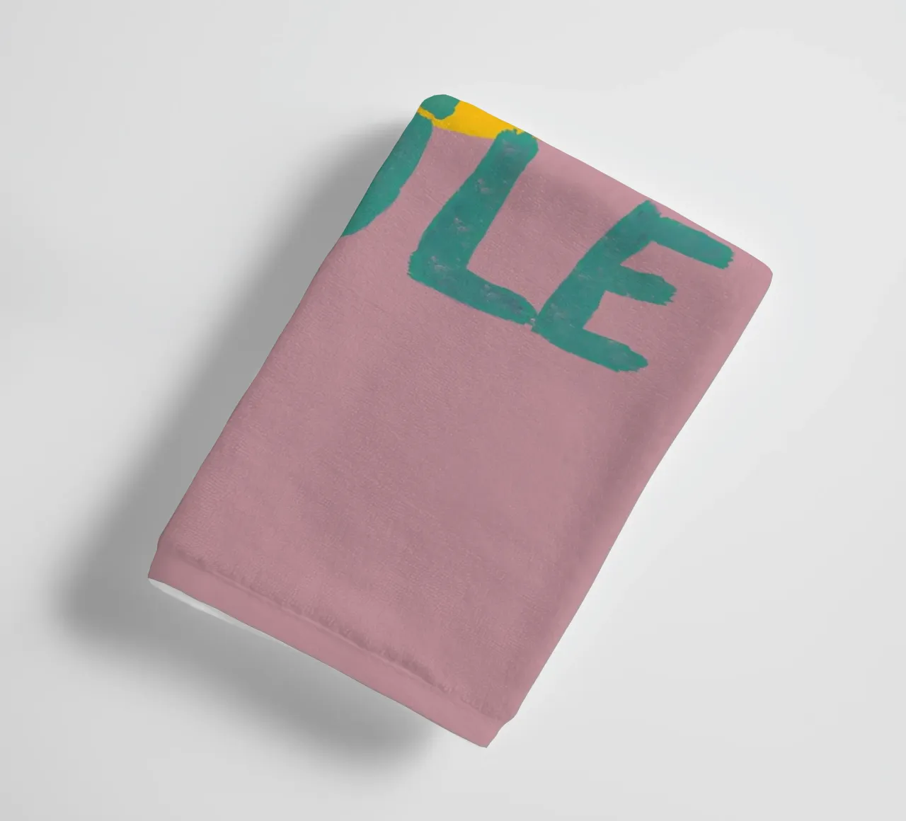 Painted Positivity – Smile & Shine towel by Studio Mooodz