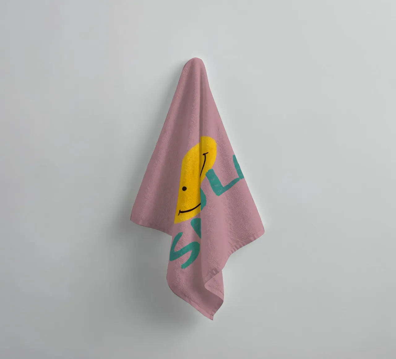 Painted Positivity – Smile & Shine towel by Studio Mooodz
