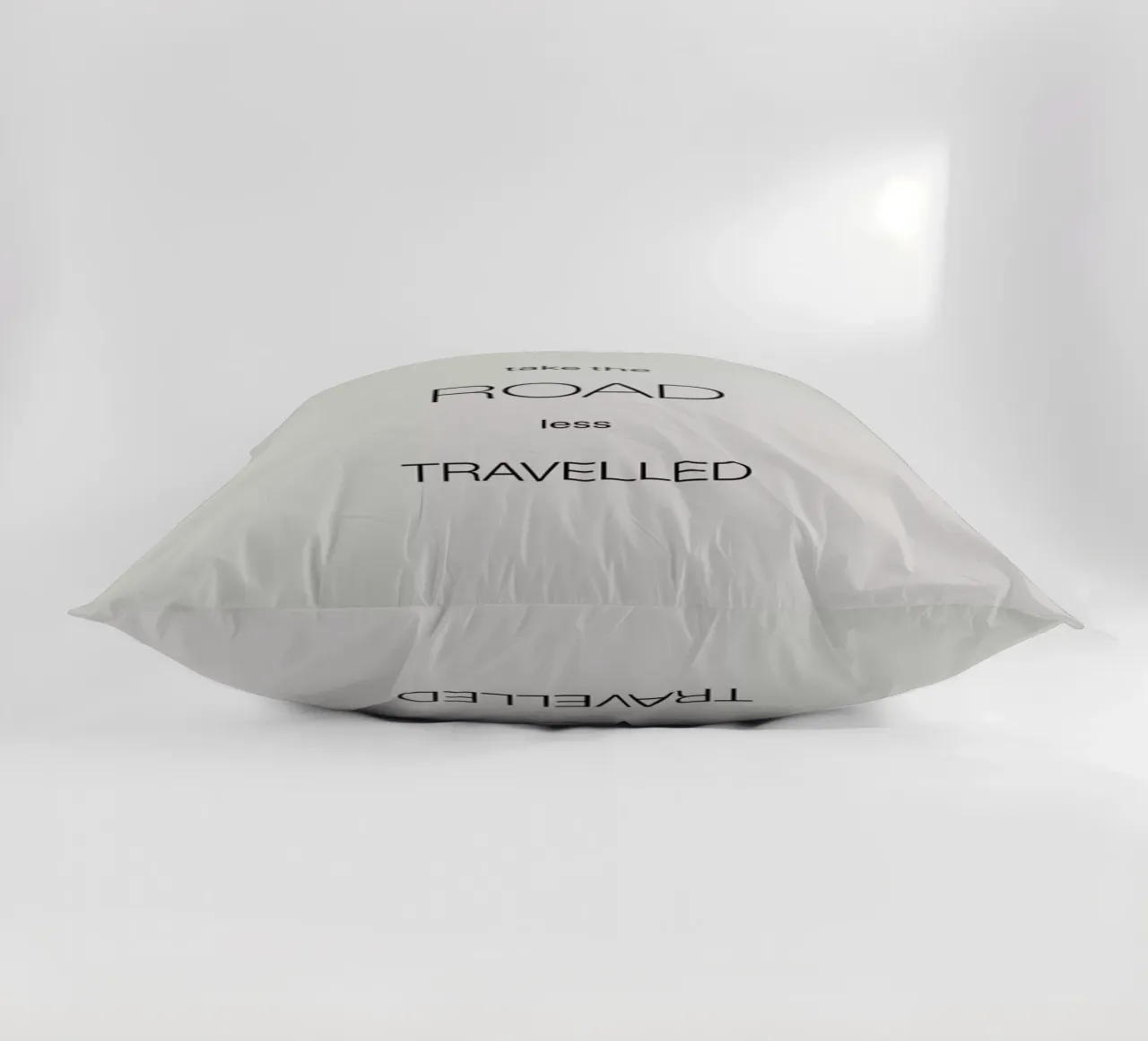 Take the Road Less Travelled decorative cushion by Studio One