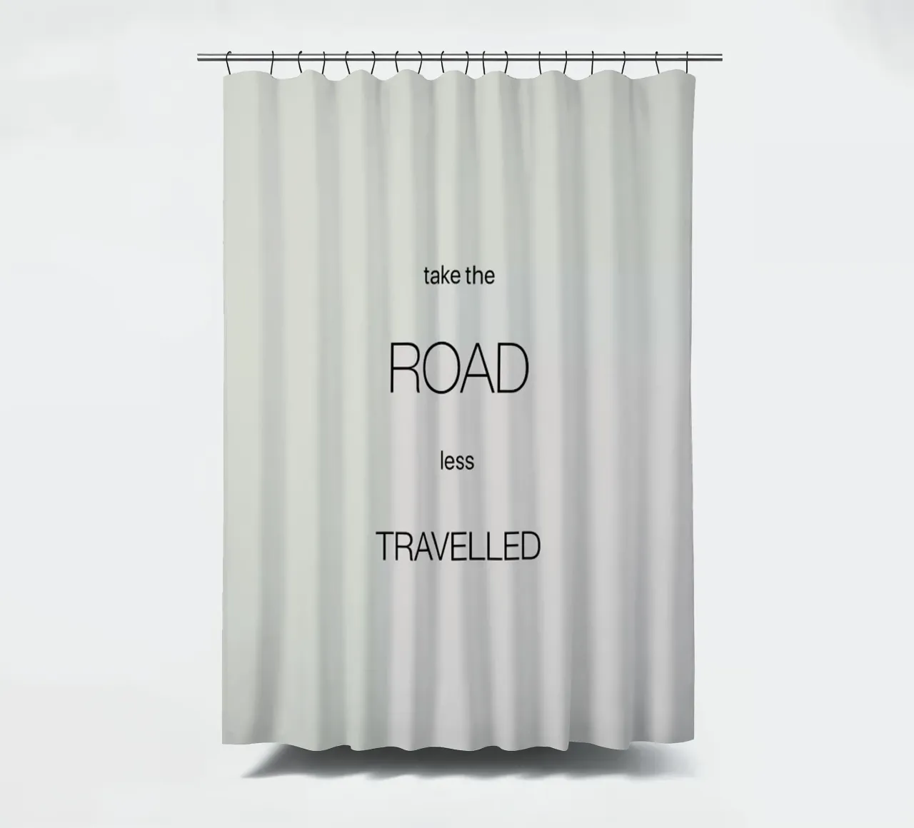 Take the Road Less Travelled douchegordijn van Studio One