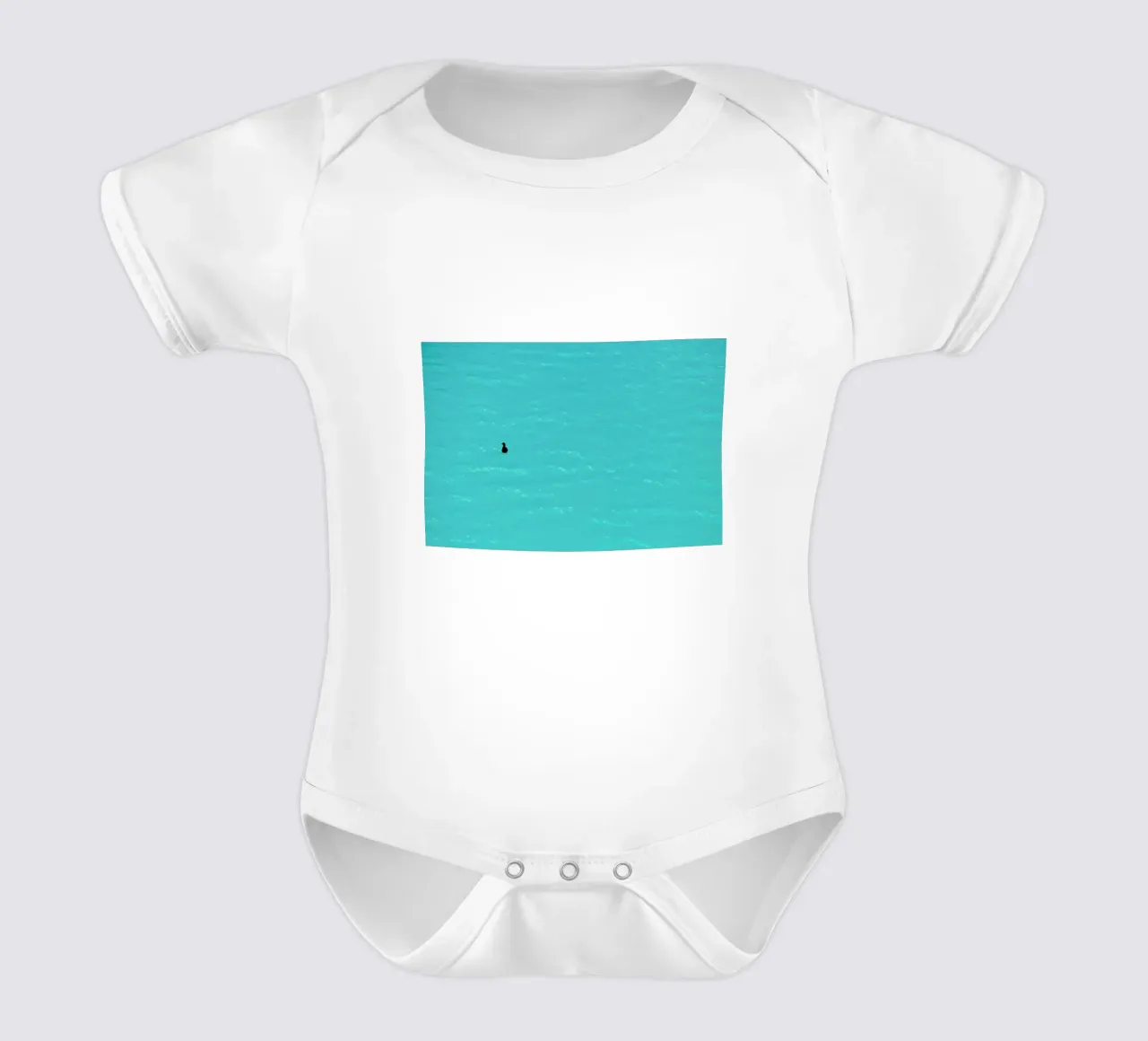 Duck On Water body neonato maniche corte da Nur Mut