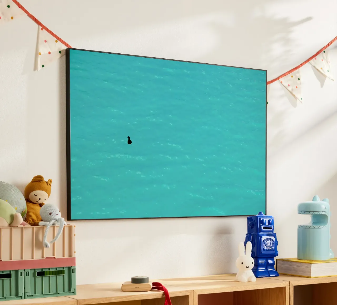 Duck On Water alluminio dibond da Nur Mut
