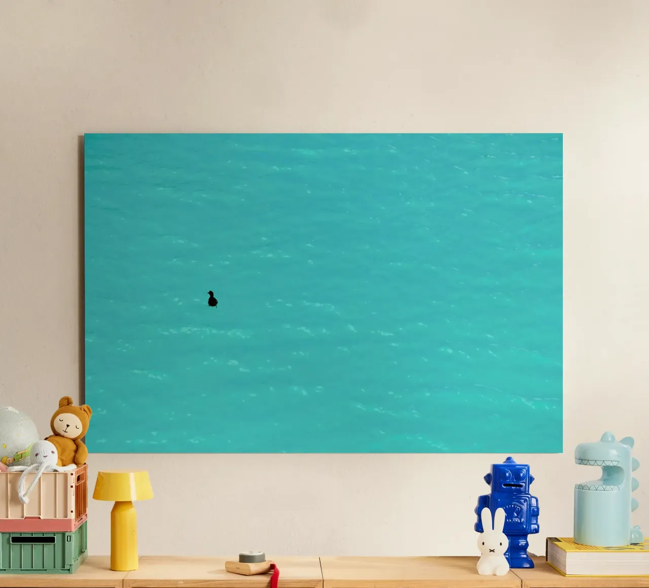 Duck On Water alluminio dibond da Nur Mut