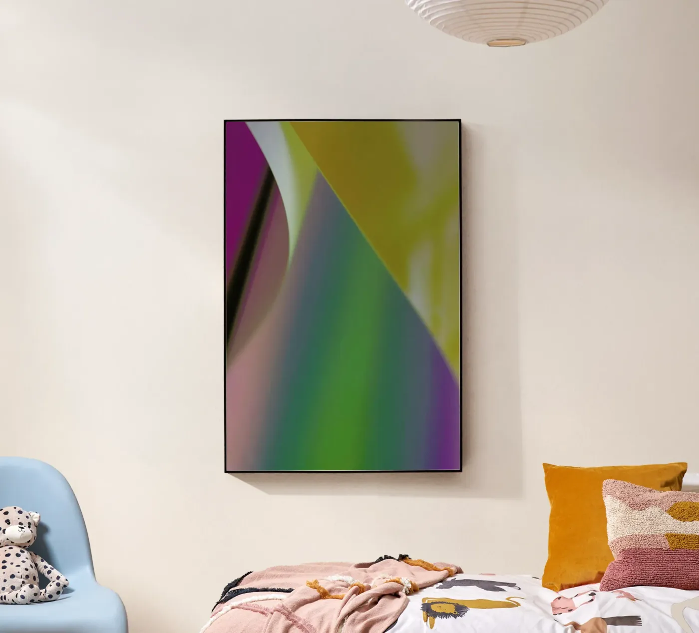 Uranus acryl van Elena Veronese