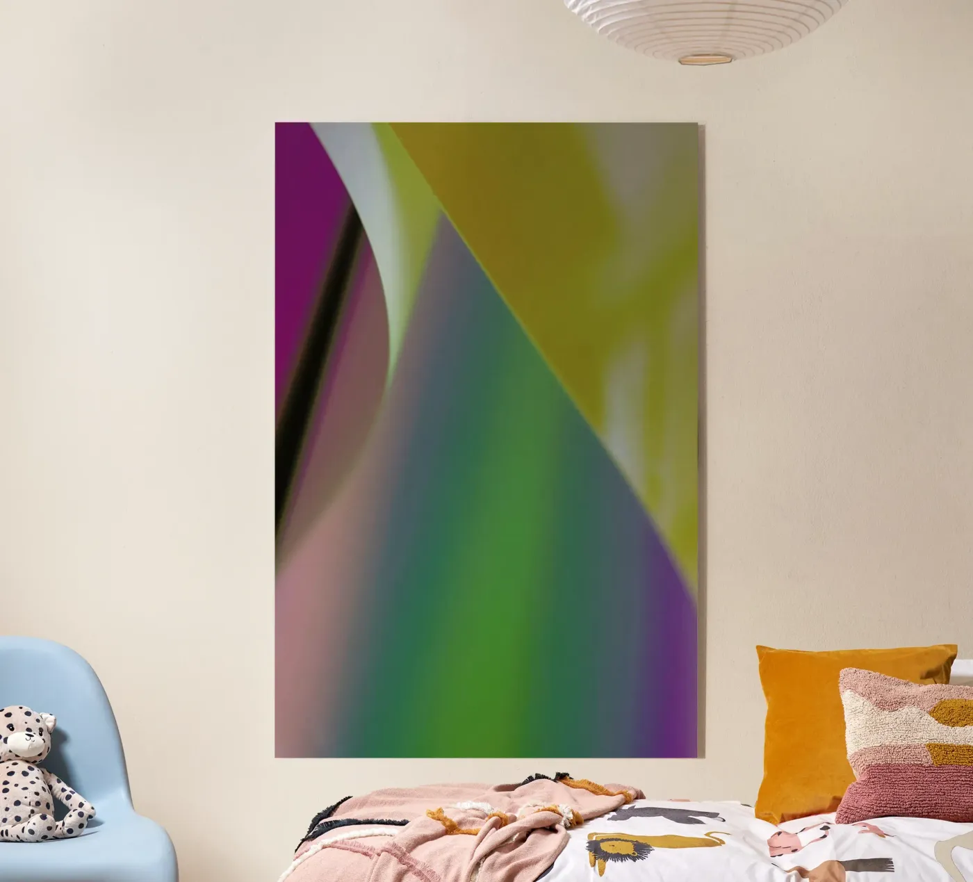 Uranus acryl van Elena Veronese