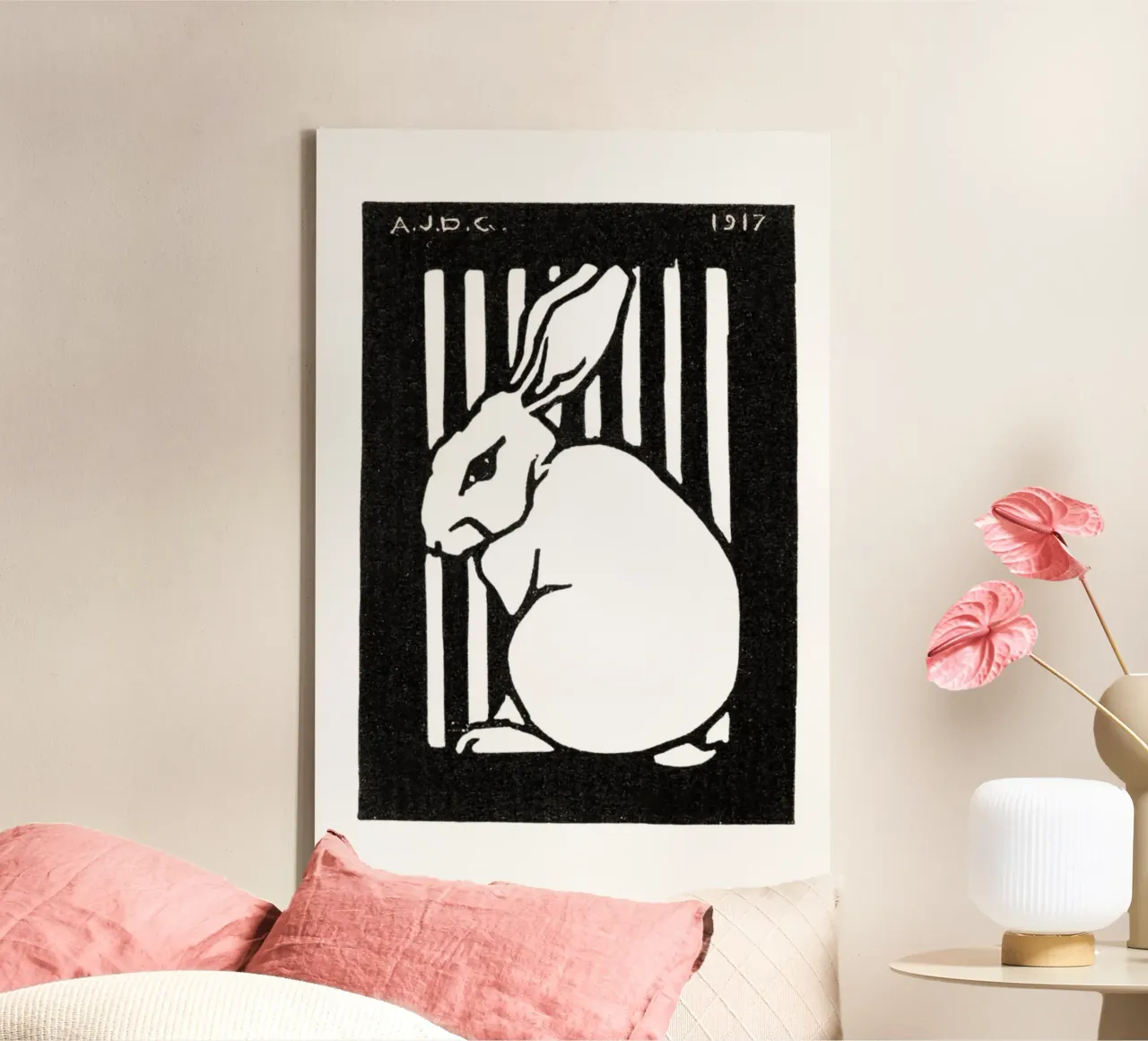 Hare canvas by Second Canvas