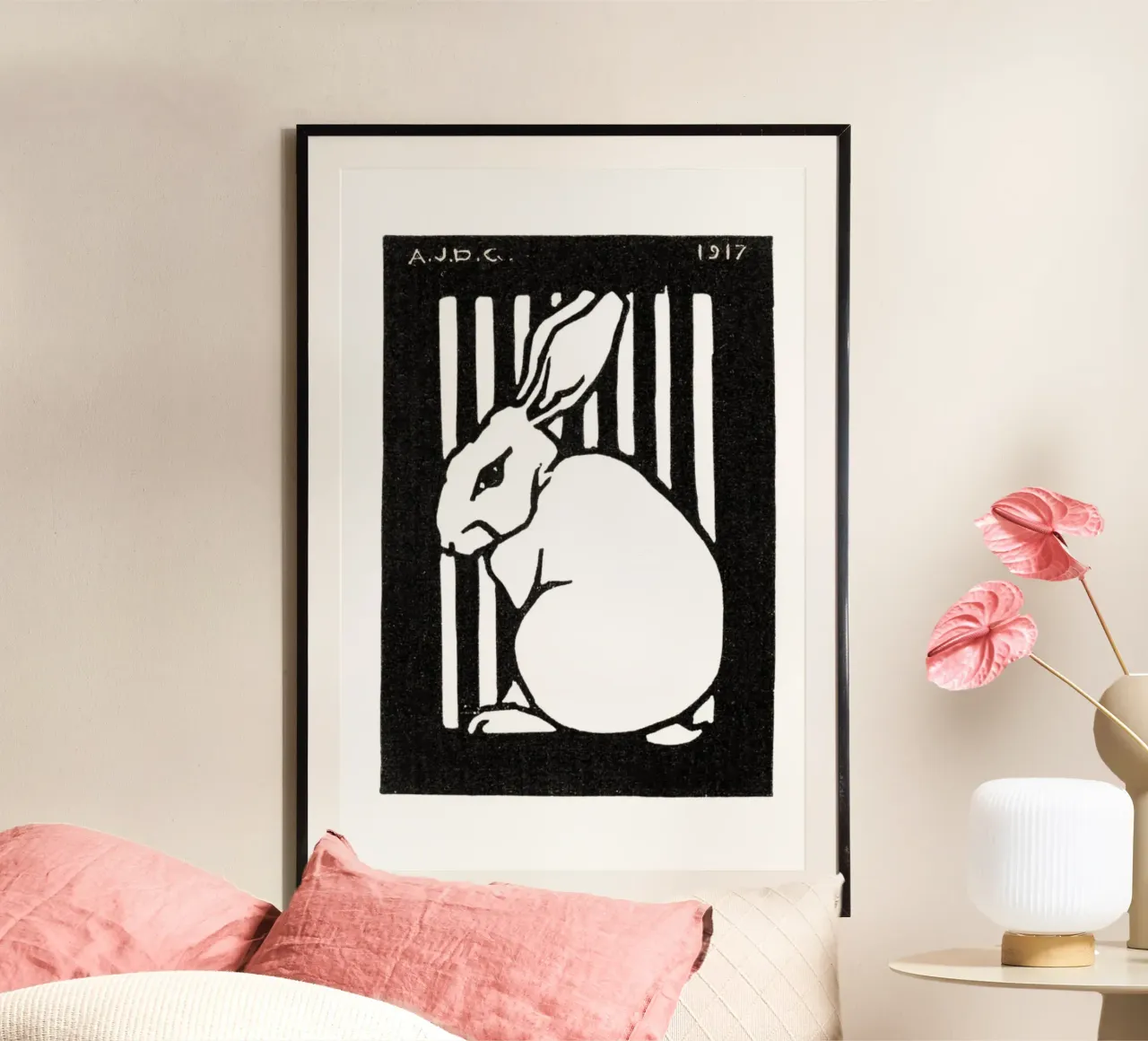 Hare poster by Second Canvas