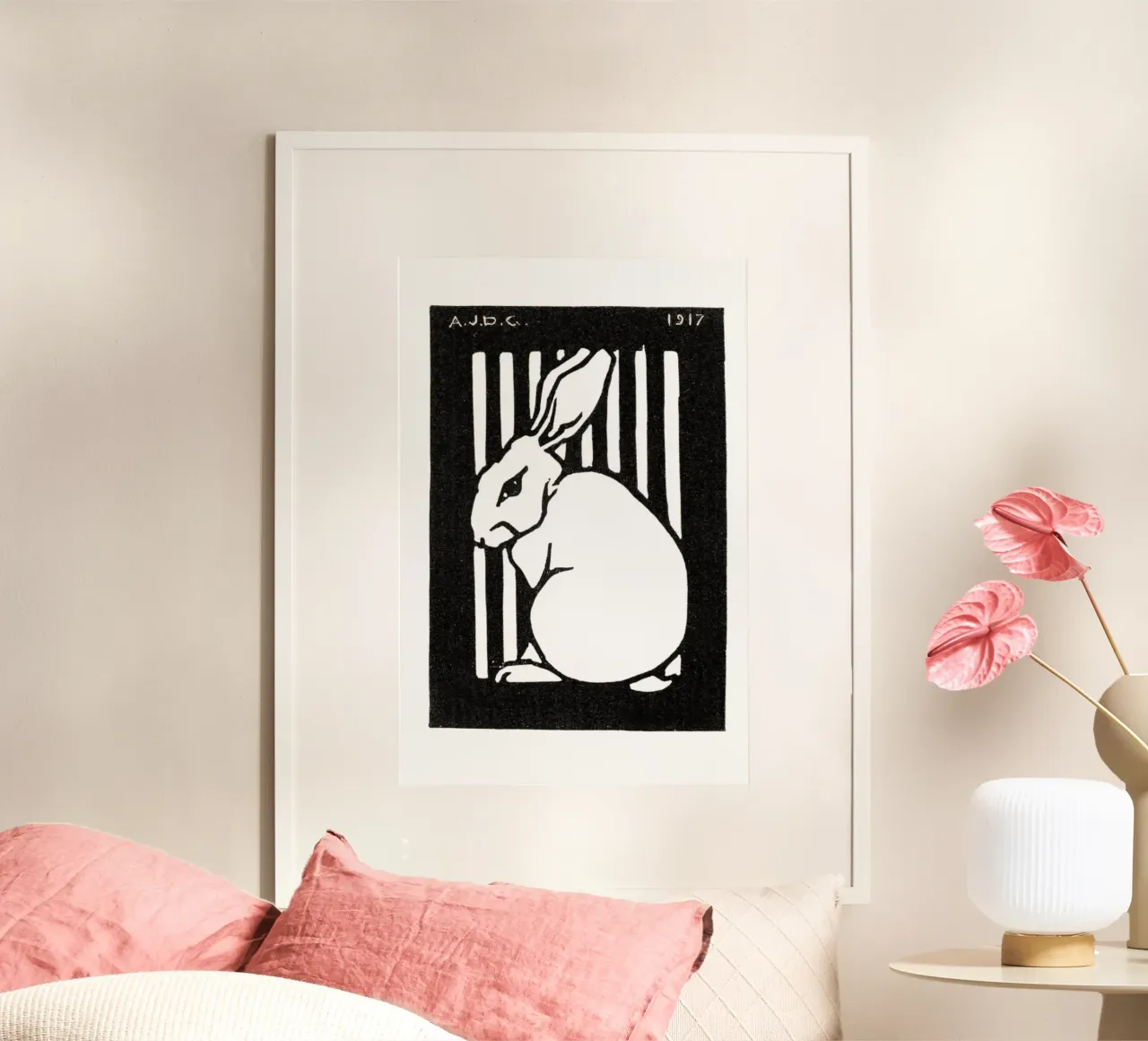 Hare poster by Second Canvas