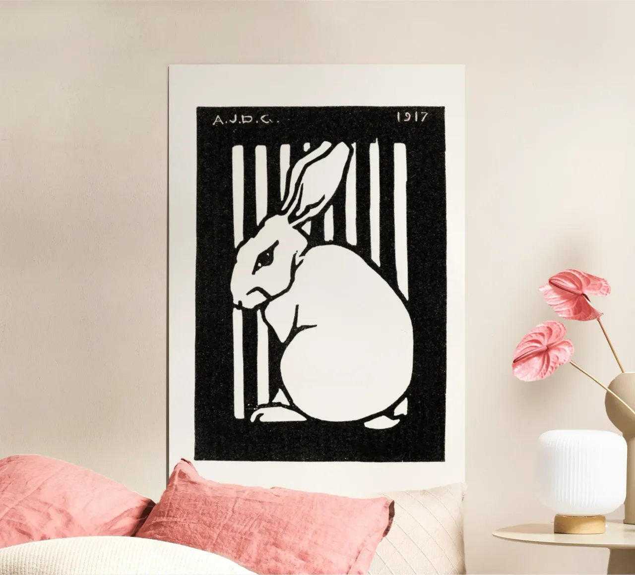 Hare poster by Second Canvas