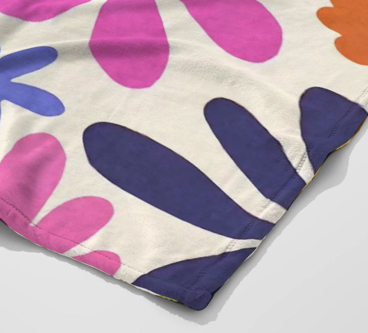 Matisse inspiriert Groovy Blumengarten Fleecedecke von Andrea Haase Modern Home
