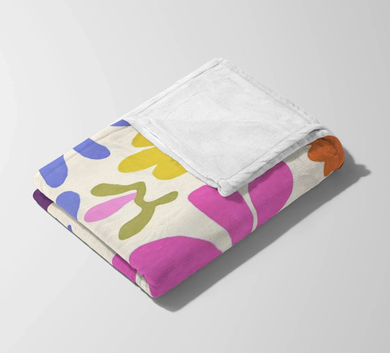 Matisse inspiriert Groovy Blumengarten Fleecedecke von Andrea Haase Modern Home