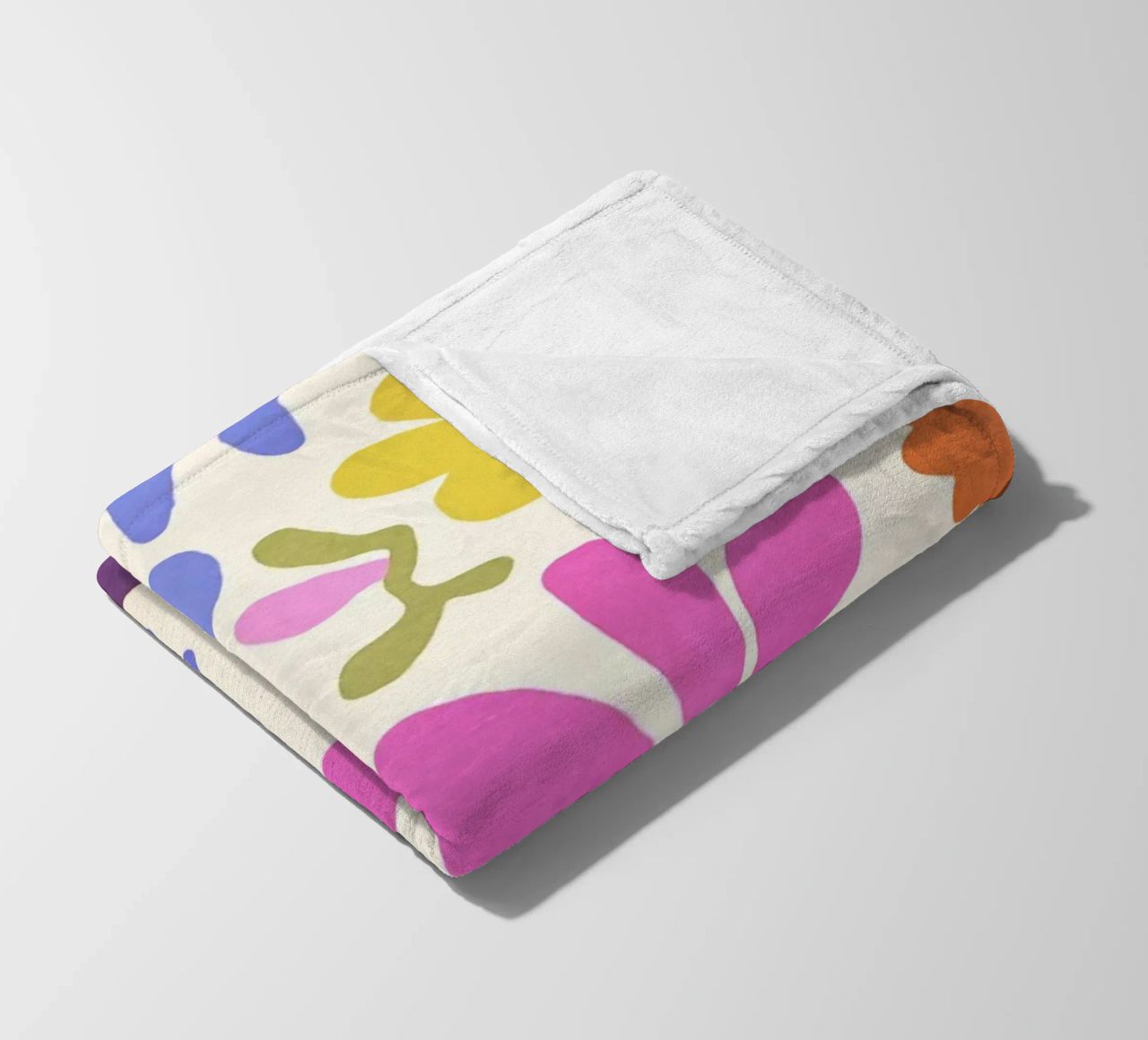 Matisse inspiriert Groovy Blumengarten Fleecedecke von Andrea Haase Modern Home