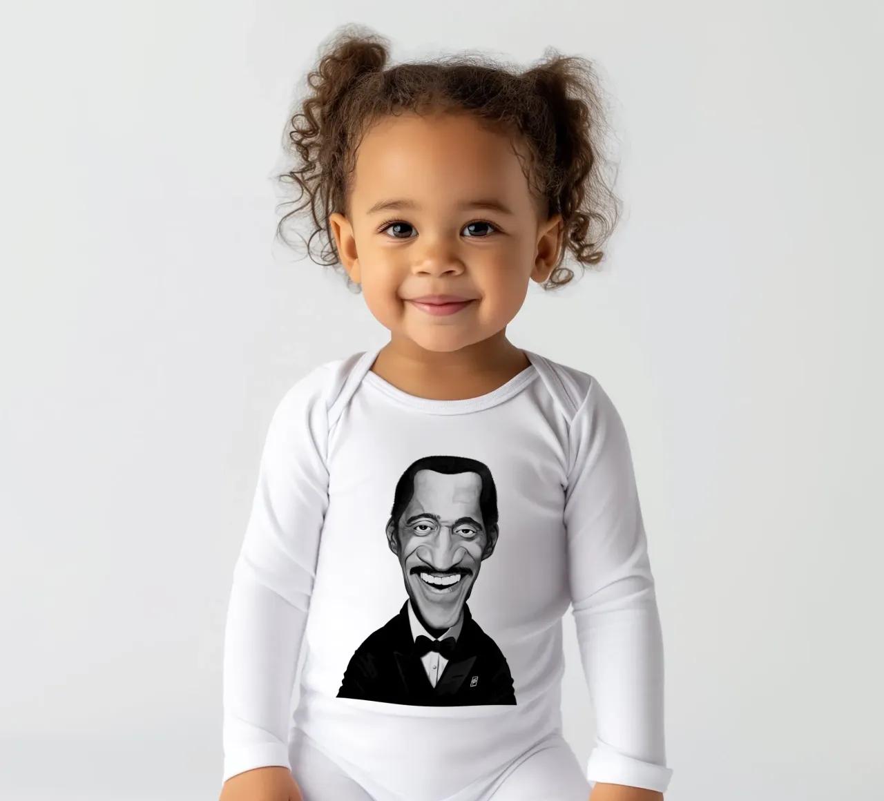 Sammy Davis Langarm Babybody von Rob Art | Illustration
