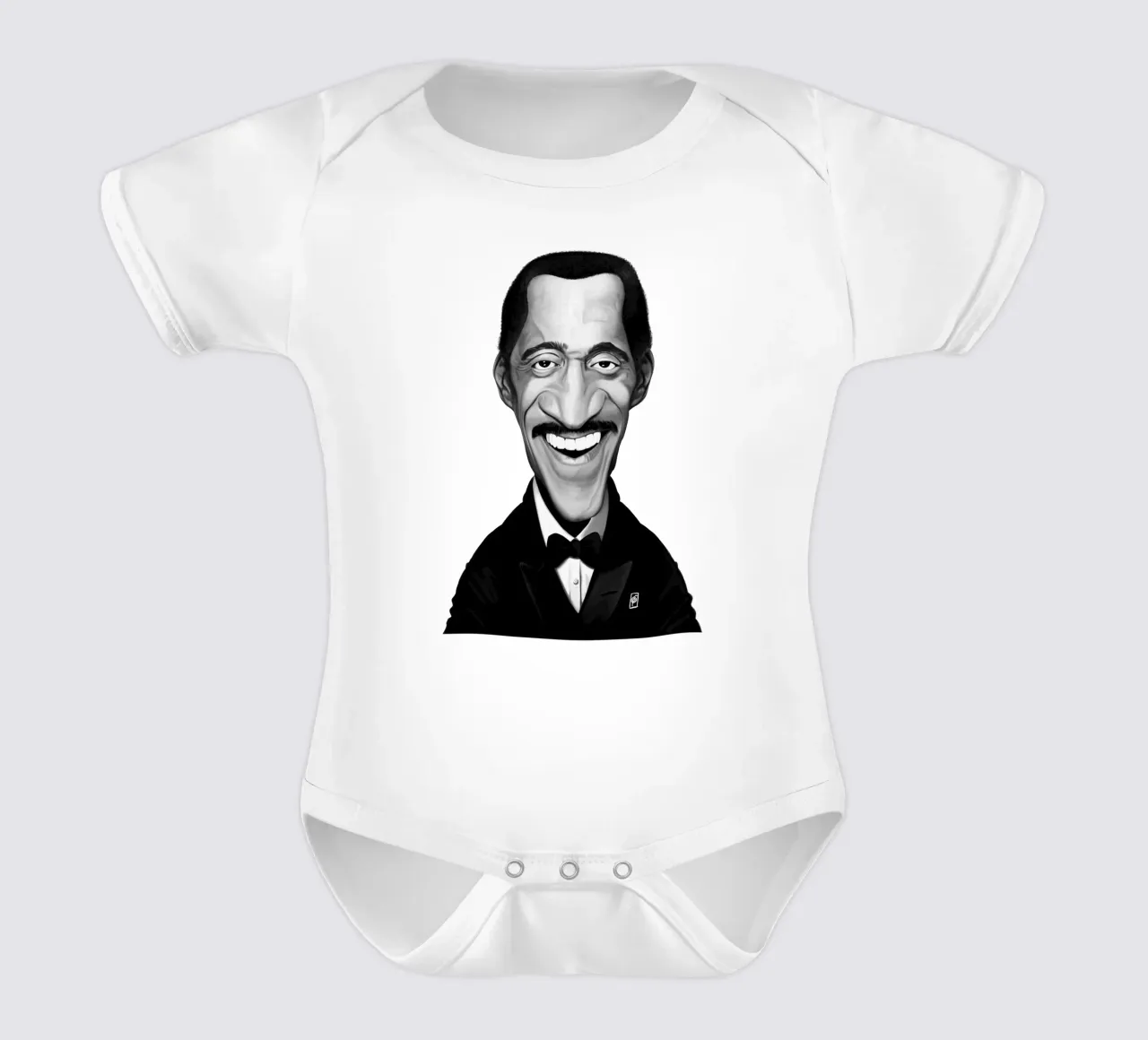 Sammy Davis body neonato maniche corte da Rob Art | Illustration