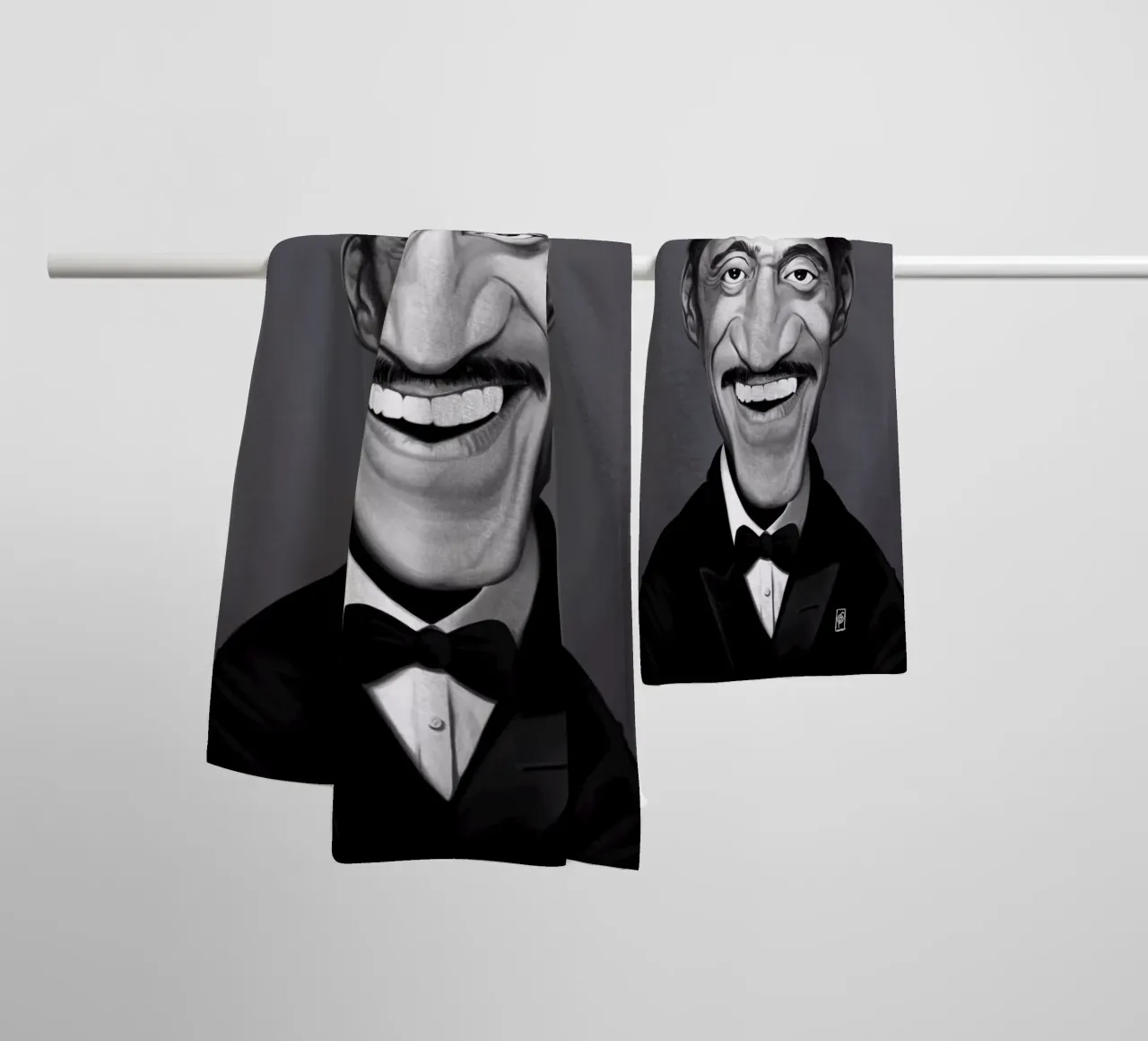 Sammy Davis asciugamano da bagno da Rob Art | Illustration