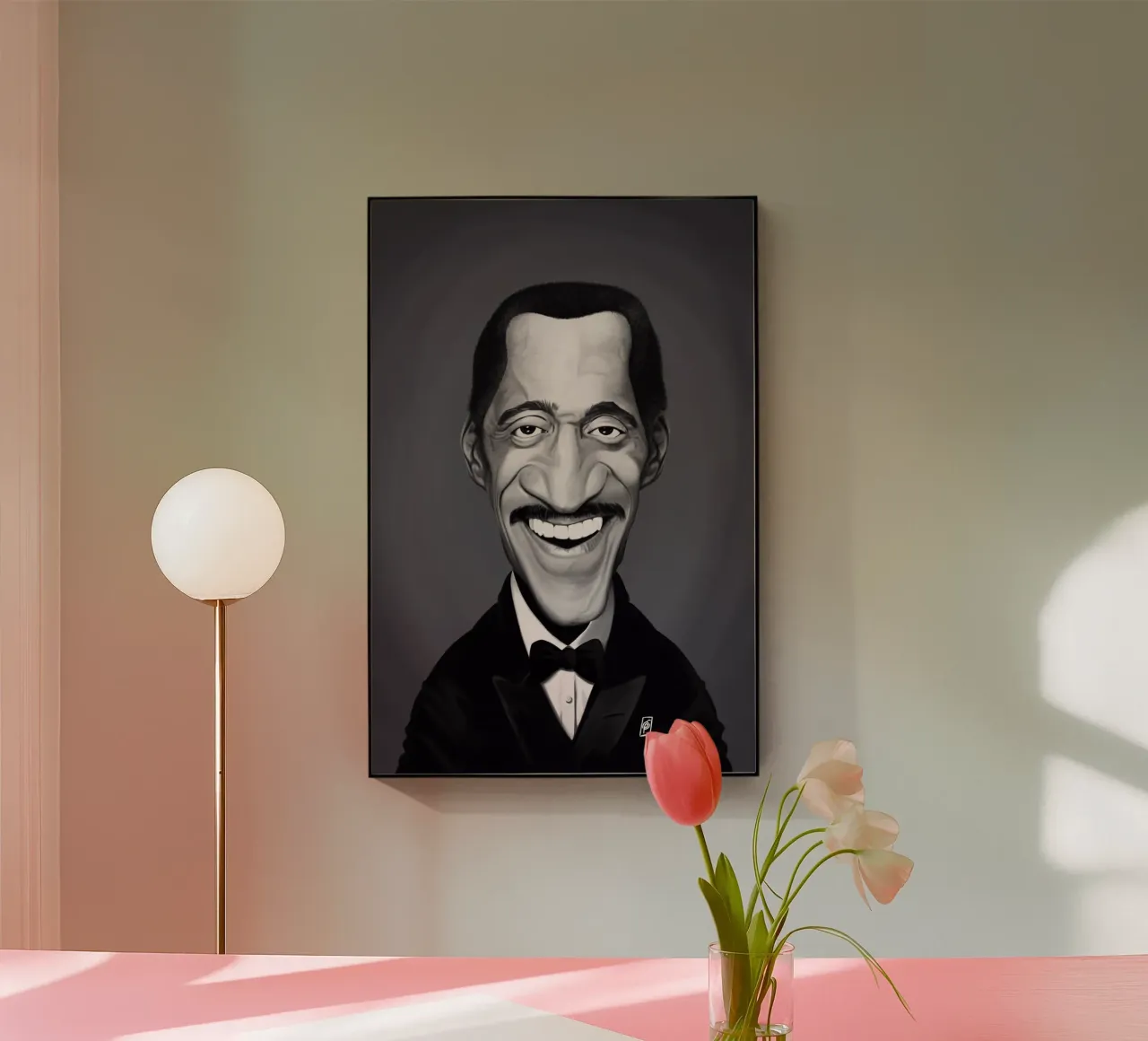 Sammy Davis plexiglass da Rob Art | Illustration