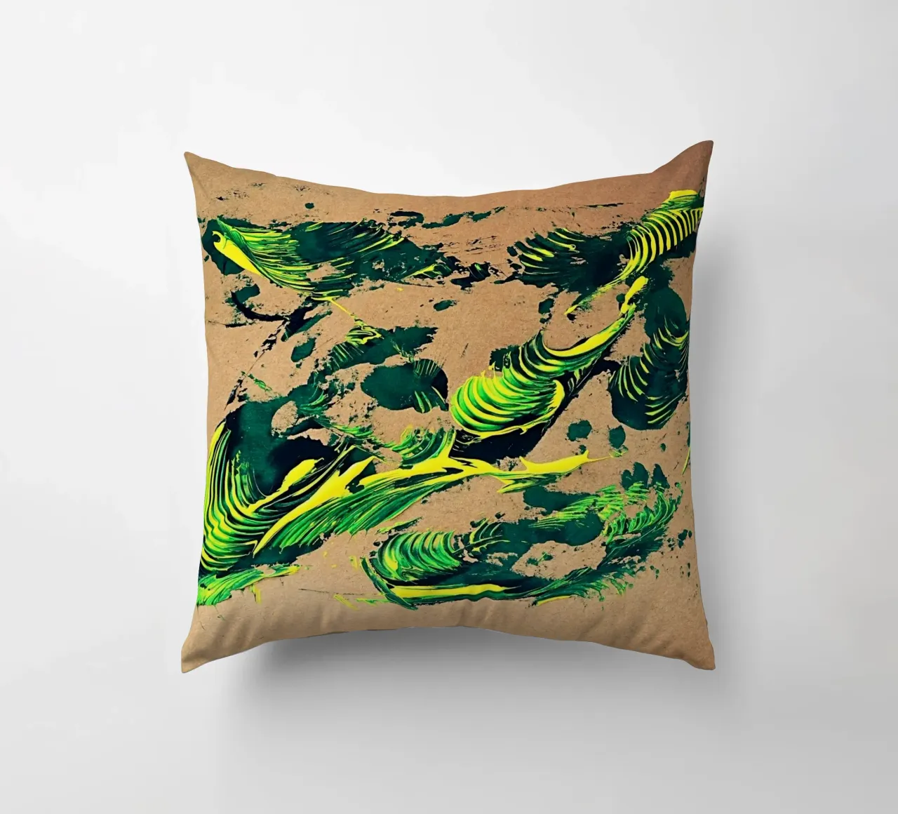 NATURAL STYLE 53 cuscino da Thierry Vobmann Abstract painting