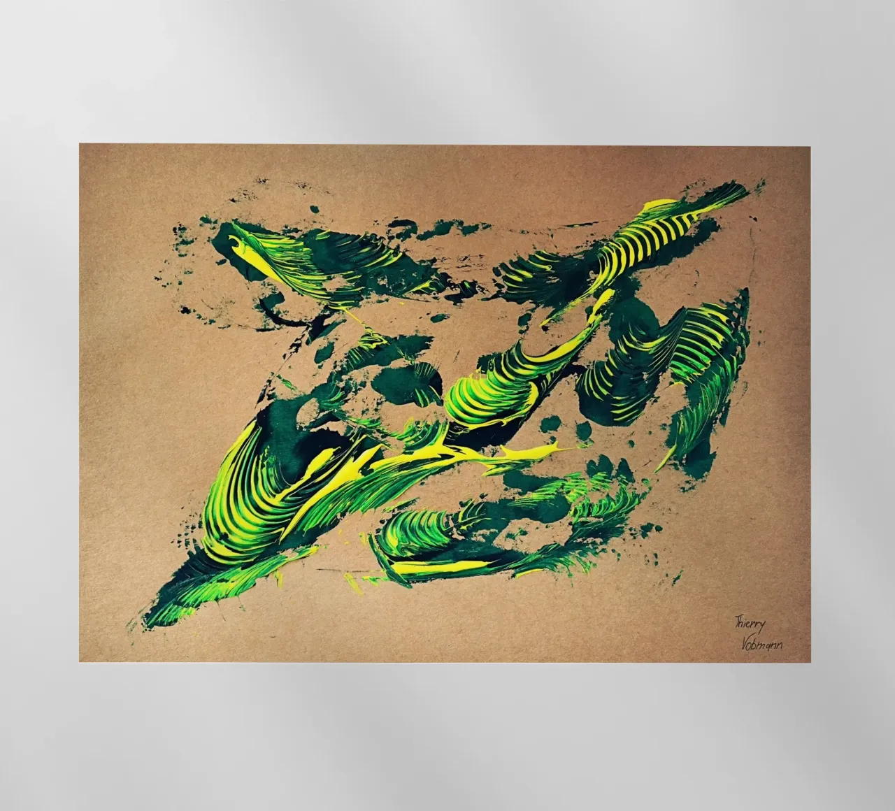 NATURAL STYLE 53 pellicola backlit da Thierry Vobmann Abstract painting