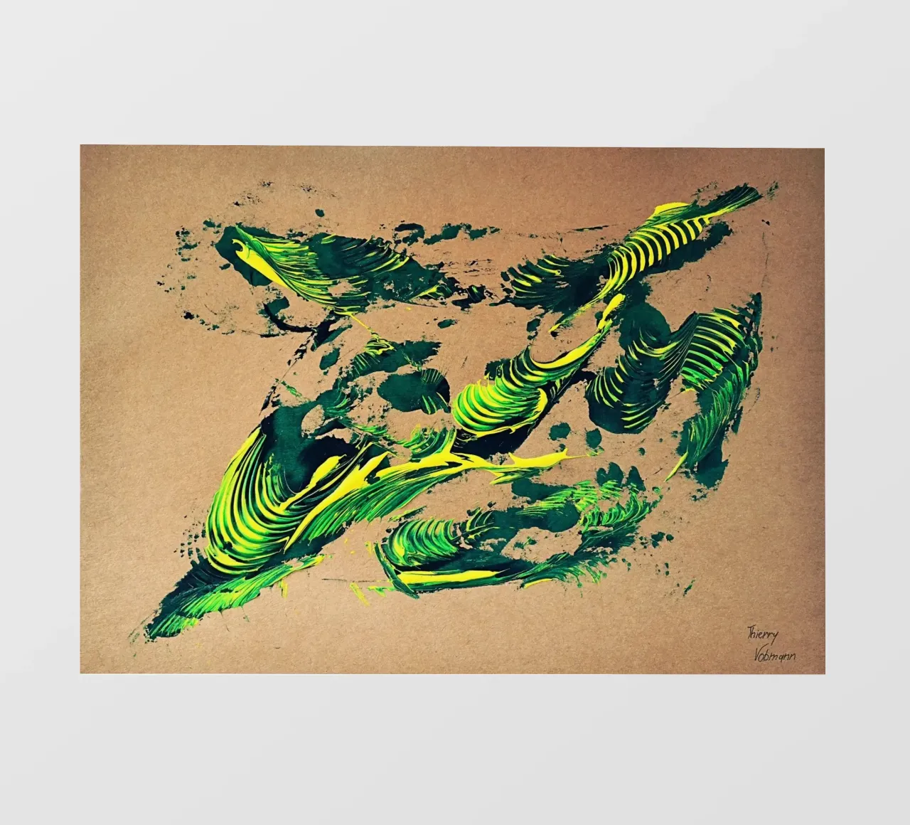 NATURAL STYLE 53 pellicola backlit da Thierry Vobmann Abstract painting