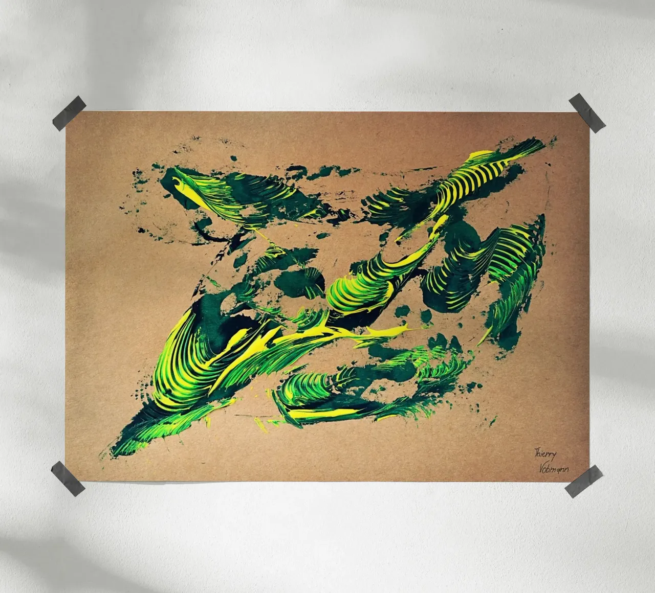 NATURAL STYLE 53 hahnemühle by Thierry Vobmann Abstract painting