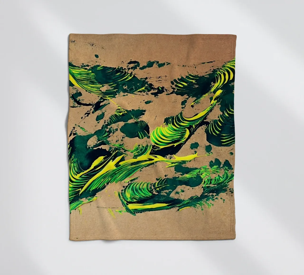 NATURAL STYLE 53 coperta in pile da Thierry Vobmann Abstract painting