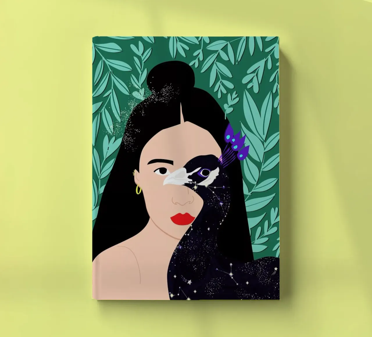 Peacock notebook by Céleste Wallaert