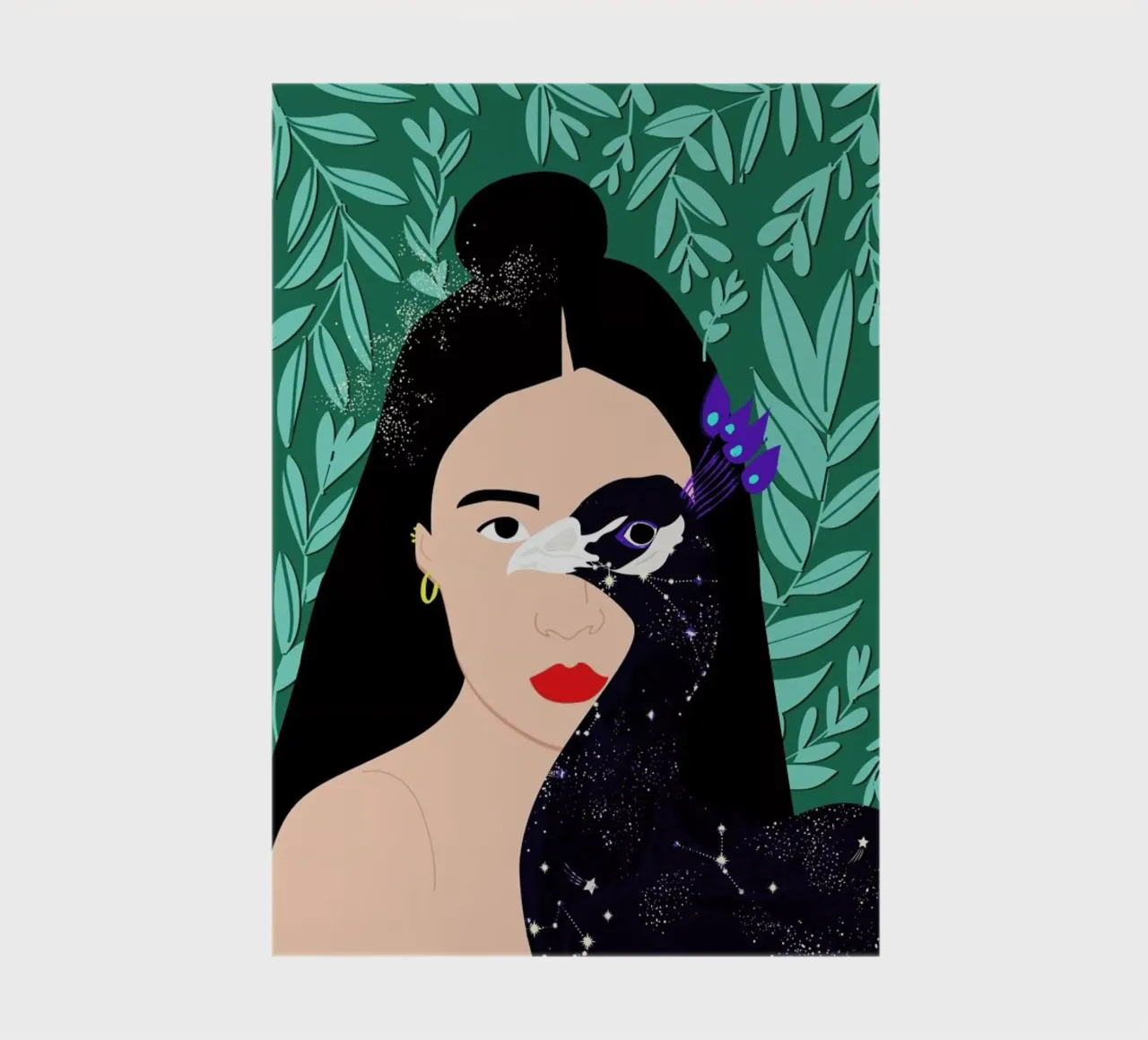 Peacock notebook by Céleste Wallaert