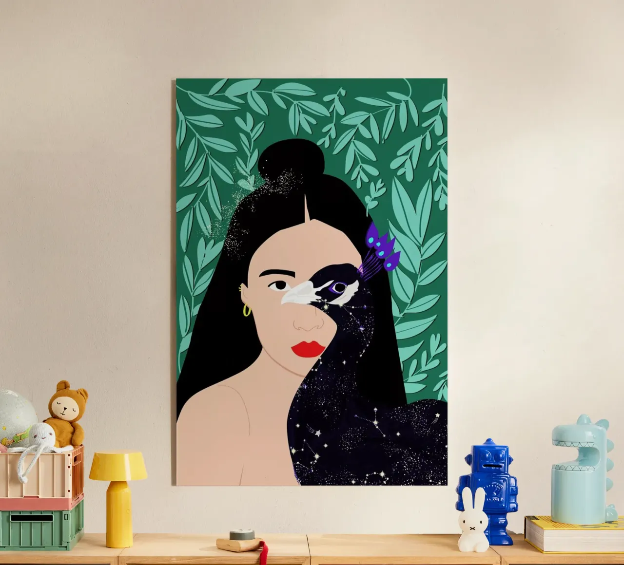 Peacock plexiglass da Céleste Wallaert