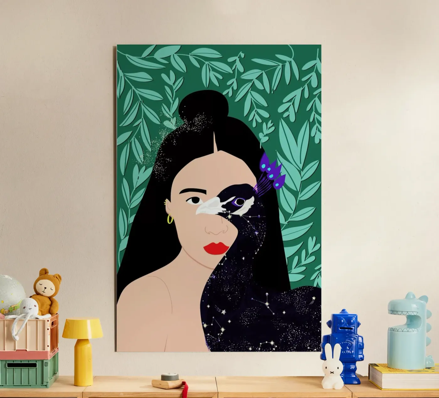 Peacock pannello forex da Céleste Wallaert