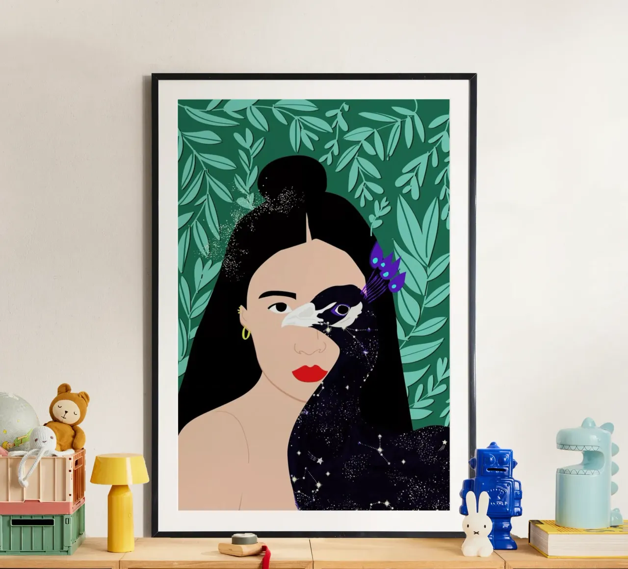 Peacock poster da Céleste Wallaert