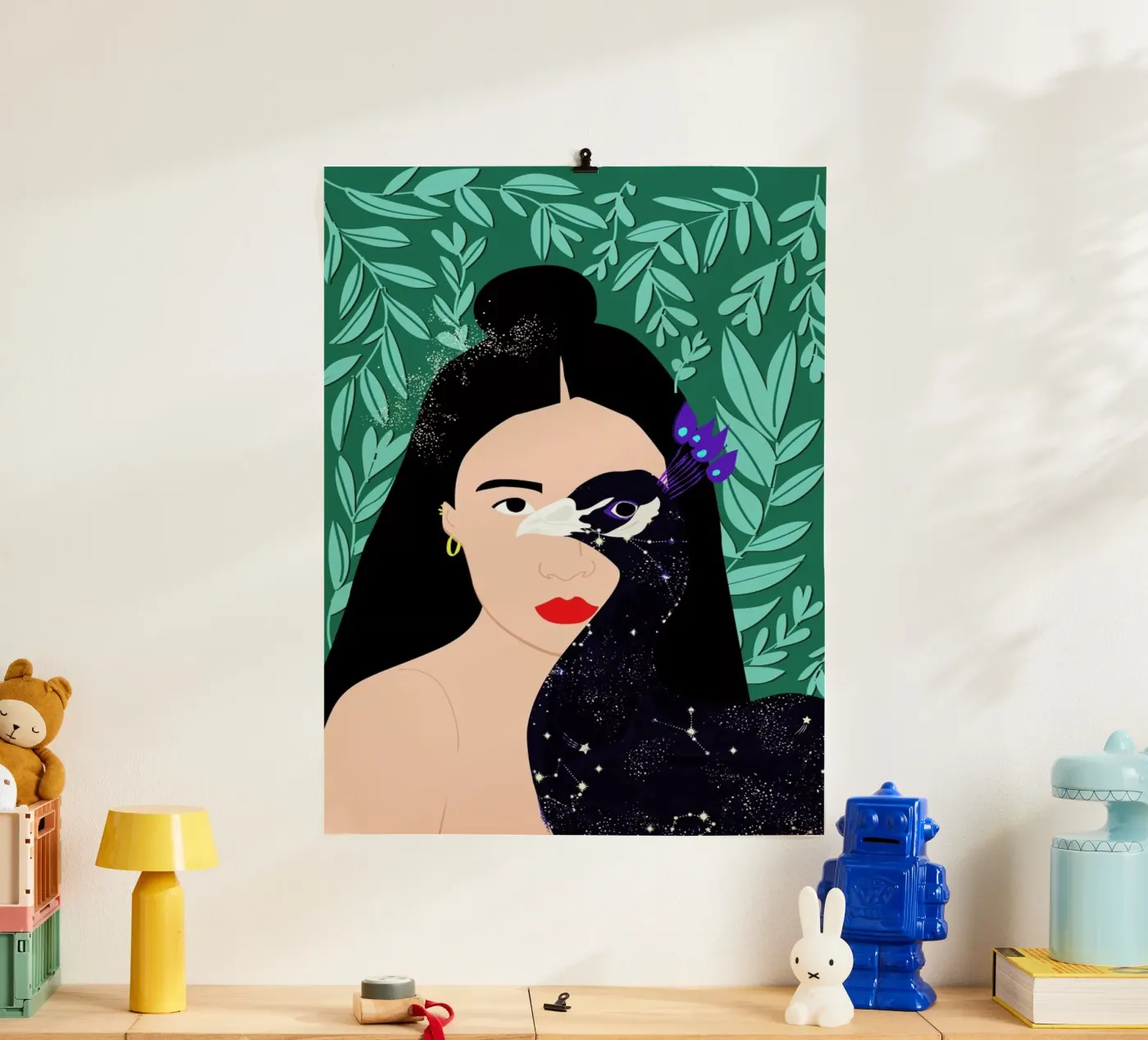 Peacock poster da Céleste Wallaert