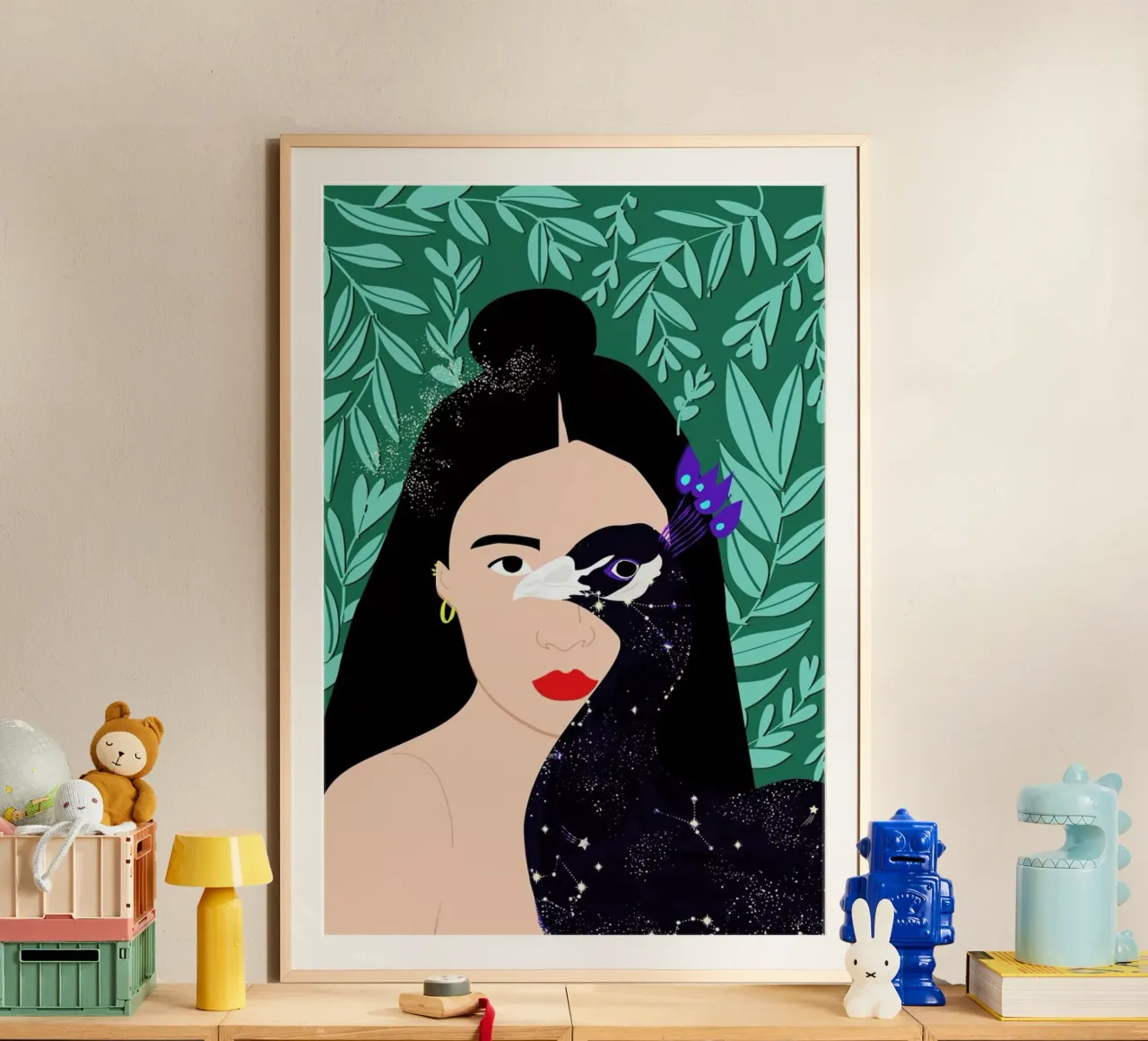 Peacock poster da Céleste Wallaert