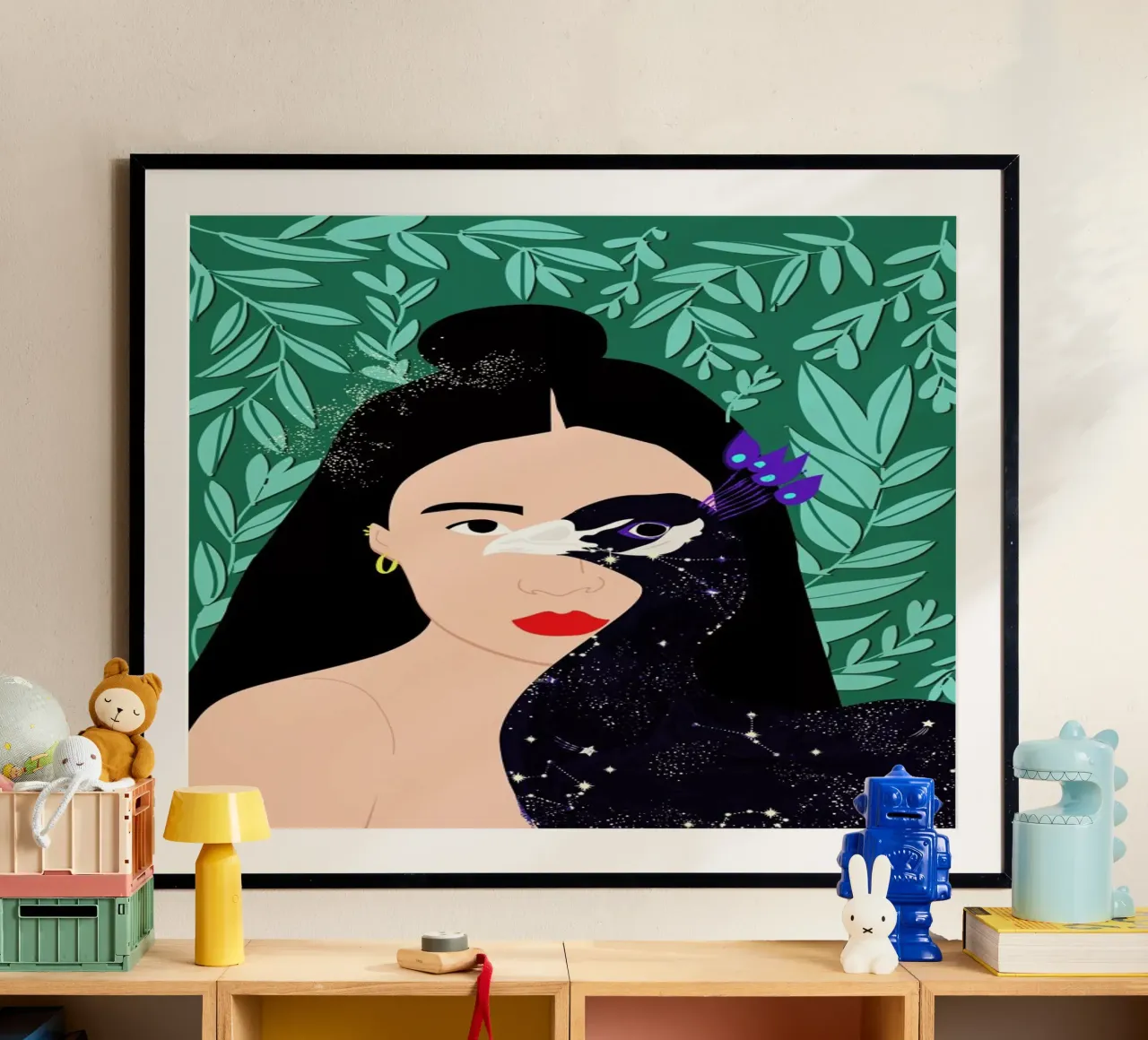 Peacock poster da Céleste Wallaert